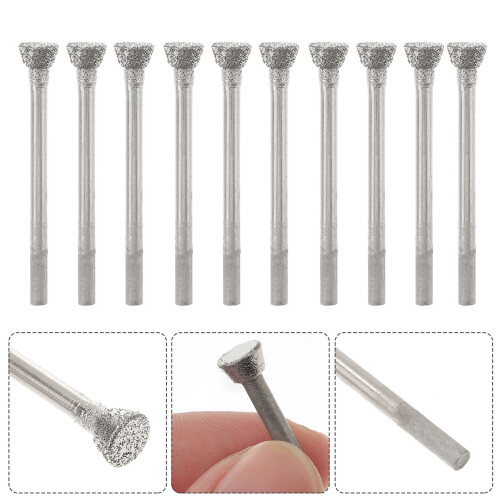 10 Pcs Grinding Heads Polish Disc Silver For Beginners 2
