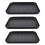 Utility Tray Shoe Boot Tray Plastic Black 3pcs 4