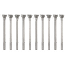 10 Pcs Grinding Heads Polish Disc Silver For Beginners