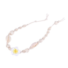 Flower Ankle Chain Seashell Bracelets Adjustable Anklets For Girls