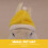 Small Animal Hat For Pets Washable Yellow Round 1pack 11
