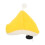 Small Animal Hat For Pets Washable Yellow Round 1pack 6