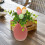 Easter Picks With Plastic Foam And Silk For Holiday Decoration 8