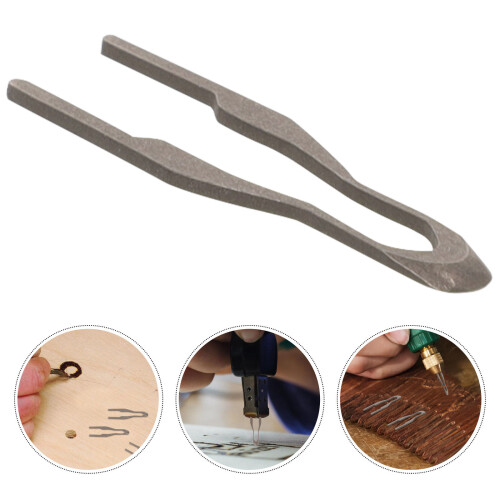 1set Dark Brown Round Pyrography Wire Tip For Hobbyists 2