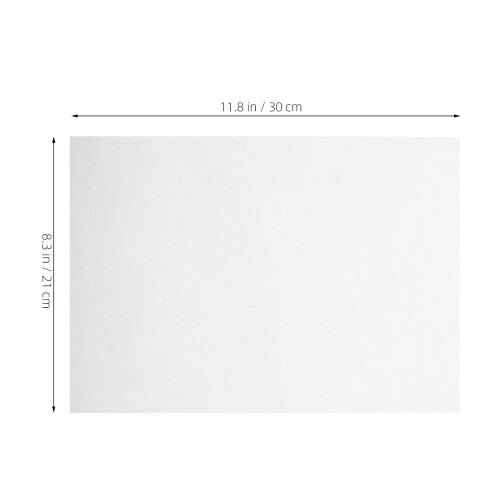 7 Pcs Embroidery Stabilizer 30.00x21.00x0.01cm White 1