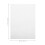 7 Pcs Embroidery Stabilizer 30.00x21.00x0.01cm White 3