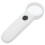 1Pc Portable Handheld Reading Magnifier White Plastic with LED Light 1