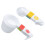 Plastic Measuring Cups And Spoons 1 Set 6.3x3.2x3in 3
