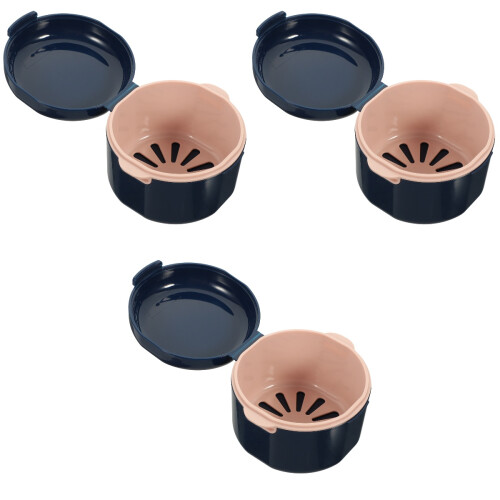 3 Pieces Aligner Box Dental Storage Retainer Container Case Small 2