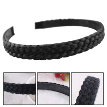 Fake Braid Headband Non-Slip For Women Party 1set