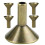 Office Incense Holders Aged Wood 5pcs 9