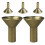 Office Incense Holders Aged Wood 5pcs 1