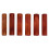 6 Pcs Chopsticks Tableware Reusable Holder Stand Rest Brown 10