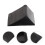 Car Wheel Chock Rubber Black Truck 1pcs 3