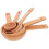 Ergonomic Handle Measuring Spoons Beige 5pcs 8
