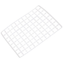 1Pc Durable Plastic Egg Organizer White Egg Storage Tray for Home Use