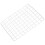 1Pc Durable Plastic Egg Organizer White Egg Storage Tray for Home Use 1