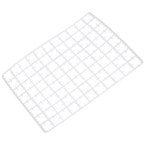 1Pc Durable Plastic Egg Organizer White Egg Storage Tray for Home Use