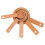 Ergonomic Handle Measuring Spoons Beige 5pcs 6