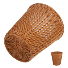 Pet Garbage Can Rattan Trash Creative And Chic Basket
