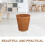Pet Garbage Can Rattan Trash Creative And Chic Basket 8