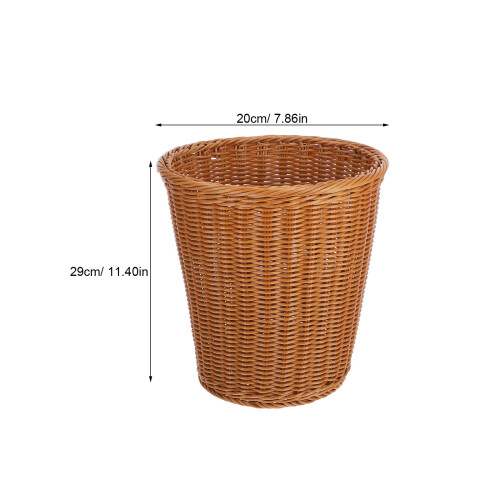 Pet Garbage Can Rattan Trash Creative And Chic Basket 1