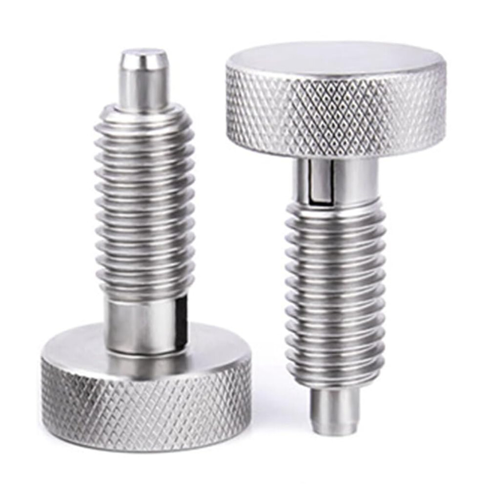 Hand Retractable Spring Plungers Pack Of 2 Stainless Steel M6 Quick Release Locking Pin With Knurled Handle 6482260304588