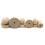 Raindrops  5 Pcs Name Solid Wood Round Handle Seal Diary Stamp Toddler 2