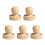 Raindrops  5 Pcs Name Solid Wood Round Handle Seal Diary Stamp Toddler 1