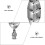 Cake Baking Decor Tool Set Metal Fondant Tools Silver 11pcs 10