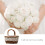 1 Pc Oval Willow Basket Down Handles Basket For Wedding (Coffee) 4