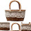 1 Pc Oval Willow Basket Down Handles Basket For Wedding (Coffee) 6