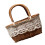 1 Pc Oval Willow Basket Down Handles Basket For Wedding (Coffee) 1