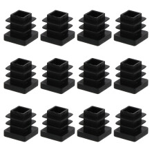 100 Pcs Stoppers Tube End Caps Furniture Leg Protector