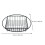 Fried Snack Basket Black Stainless Steel 2pcs 8