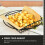 Fried Snack Basket Black Stainless Steel 2pcs 11