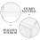 Small Animal Hideout Hamster Hideout Transparent Acrylic 1pack 7