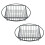 Fried Snack Basket Black Stainless Steel 2pcs 1