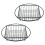 Fried Snack Basket Black Stainless Steel 2pcs 7