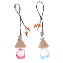2 Pcs Hanging Car Air Freshener Bottle Decorative Fragrance Pendant