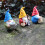 3Stk Garten Zwerg Ornamente Resin 11