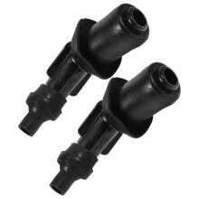 2 Pcs Spark Plug Boot Cap Dirt Bike Cover Scooter For Black