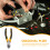 Worgeous Multi Color Pliers Ergonomic Design 1pcs 8