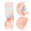 Automatic Rabbits Pet Feeder 22.00x21.80x9.50cm Pink 7