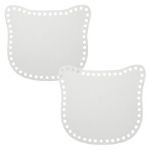 Premium Acrylic Bag Bottom 2pcs Transparent For Bag Making