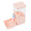 Automatic Rabbits Pet Feeder 22.00x21.80x9.50cm Pink 6