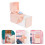 Automatic Rabbits Pet Feeder 22.00x21.80x9.50cm Pink 9