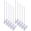 Car Window Flag Pole Car Window Flagpoles White 10pcs 6