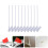 Car Window Flag Pole Car Window Flagpoles White 10pcs 2