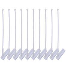Car Window Flag Pole Car Window Flagpoles White 10pcs